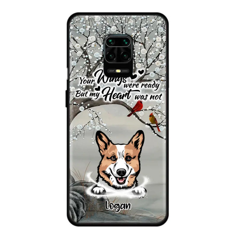 Personalized Memorial Dog Cat Phone Case - Up to 3 Pets - Best Gift For Dog/Cat Lover - Your Wings Were Ready But My Heart Was Not - Case For Xiaomi, Oppo And Huawei