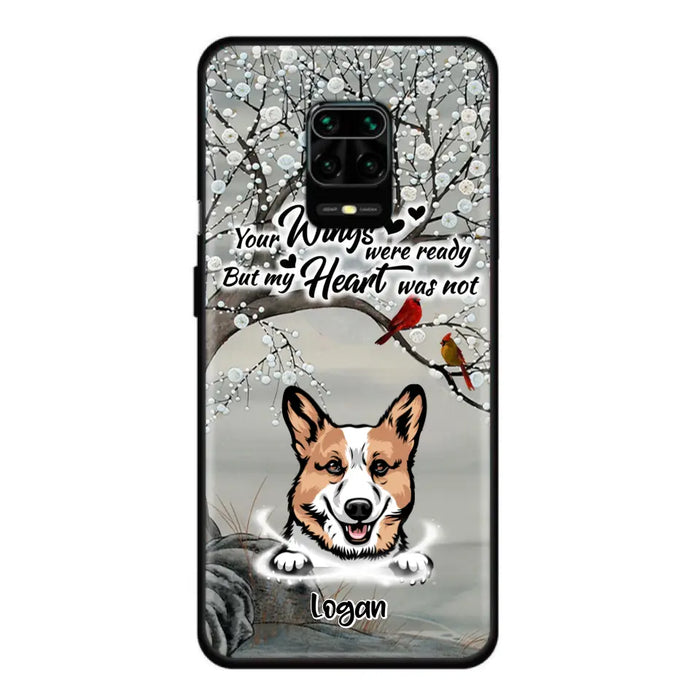 Personalized Memorial Dog Cat Phone Case - Up to 3 Pets - Best Gift For Dog/Cat Lover - Your Wings Were Ready But My Heart Was Not - Case For Xiaomi, Oppo And Huawei
