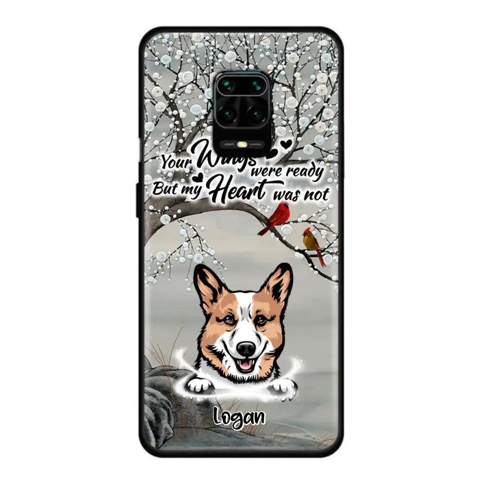 Personalized Memorial Dog Cat Phone Case - Up to 3 Pets - Best Gift For Dog/Cat Lover - Your Wings Were Ready But My Heart Was Not - Case For Xiaomi, Oppo And Huawei