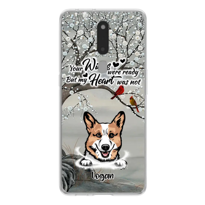 Personalized Memorial Dog Cat Phone Case - Up to 3 Pets - Best Gift For Dog/Cat Lover - Your Wings Were Ready But My Heart Was Not - Case For Xiaomi, Oppo And Huawei