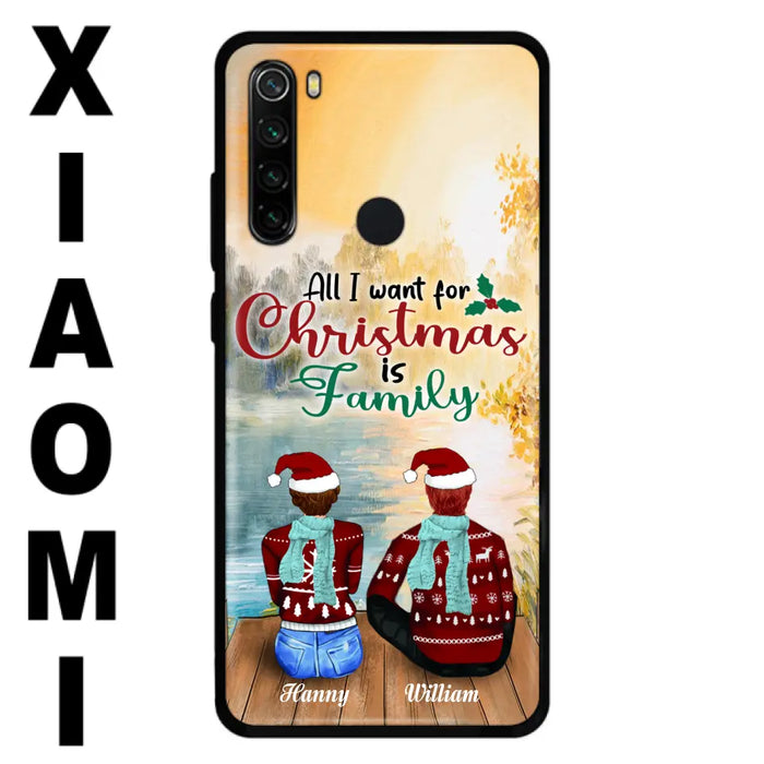 Personalized Family Phone Case - Couple/Parents With Up to 3 Kids, 3 Pets - Gift For Family - Case For Xiaomi, Oppo And Huawei