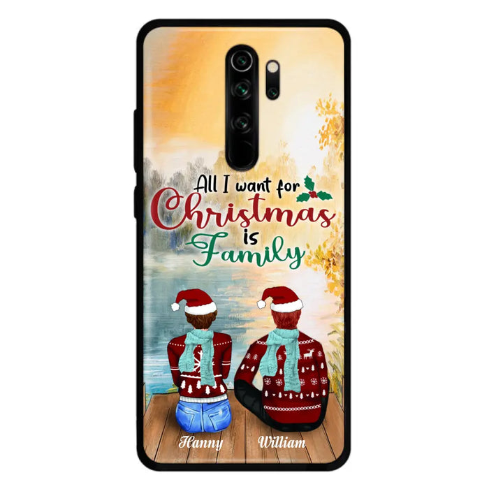 Personalized Family Phone Case - Couple/Parents With Up to 3 Kids, 3 Pets - Gift For Family - Case For Xiaomi, Oppo And Huawei