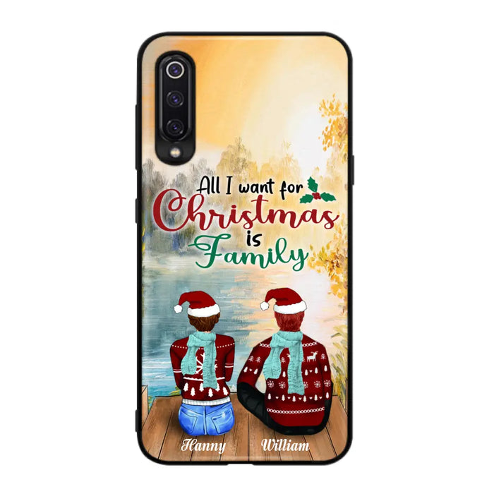 Personalized Family Phone Case - Couple/Parents With Up to 3 Kids, 3 Pets - Gift For Family - Case For Xiaomi, Oppo And Huawei