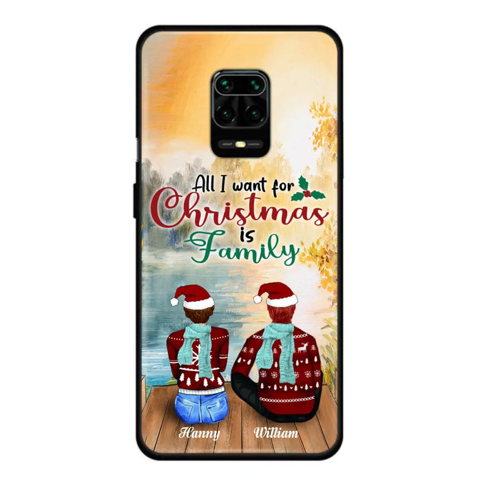 Personalized Family Phone Case - Couple/Parents With Up to 3 Kids, 3 Pets - Gift For Family - Case For Xiaomi, Oppo And Huawei