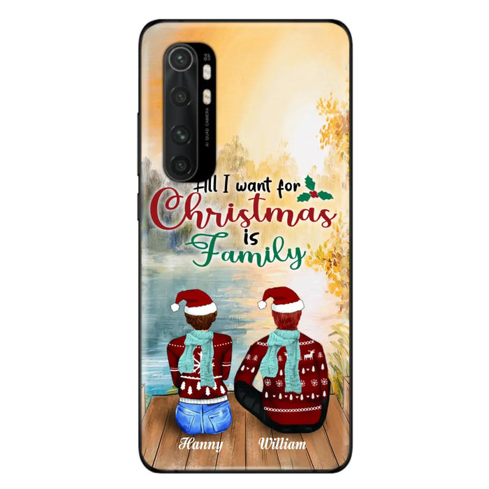 Personalized Family Phone Case - Couple/Parents With Up to 3 Kids, 3 Pets - Gift For Family - Case For Xiaomi, Oppo And Huawei