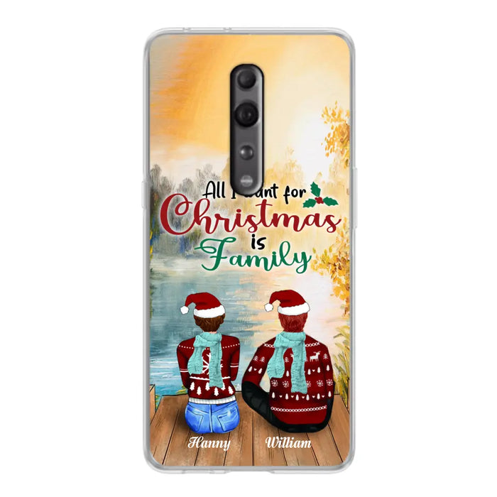 Personalized Family Phone Case - Couple/Parents With Up to 3 Kids, 3 Pets - Gift For Family - Case For Xiaomi, Oppo And Huawei