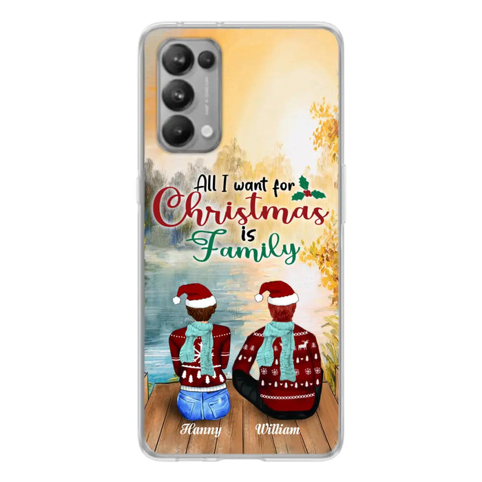 Personalized Family Phone Case - Couple/Parents With Up to 3 Kids, 3 Pets - Gift For Family - Case For Xiaomi, Oppo And Huawei