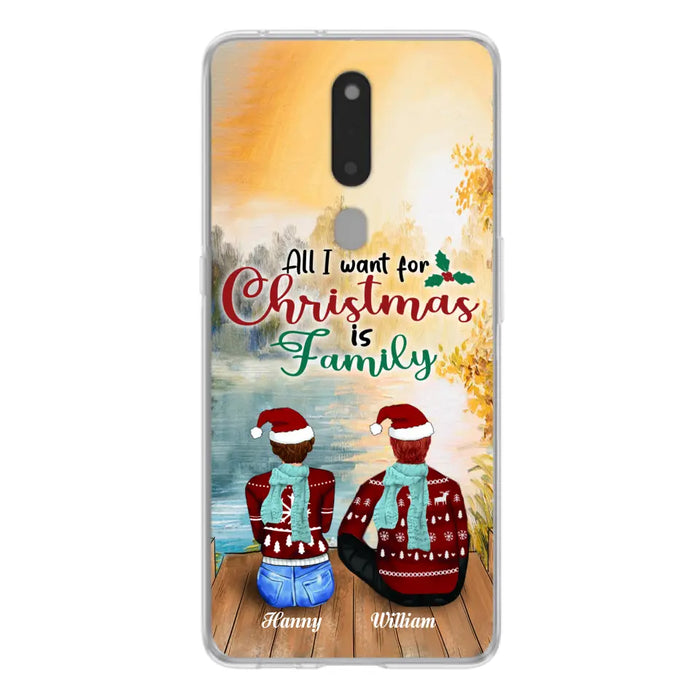 Personalized Family Phone Case - Couple/Parents With Up to 3 Kids, 3 Pets - Gift For Family - Case For Xiaomi, Oppo And Huawei