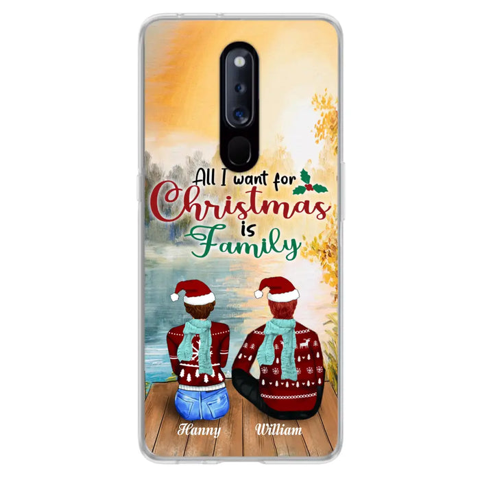 Personalized Family Phone Case - Couple/Parents With Up to 3 Kids, 3 Pets - Gift For Family - Case For Xiaomi, Oppo And Huawei