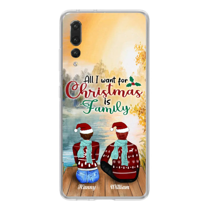 Personalized Family Phone Case - Couple/Parents With Up to 3 Kids, 3 Pets - Gift For Family - Case For Xiaomi, Oppo And Huawei