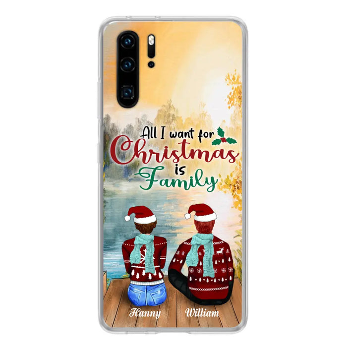 Personalized Family Phone Case - Couple/Parents With Up to 3 Kids, 3 Pets - Gift For Family - Case For Xiaomi, Oppo And Huawei