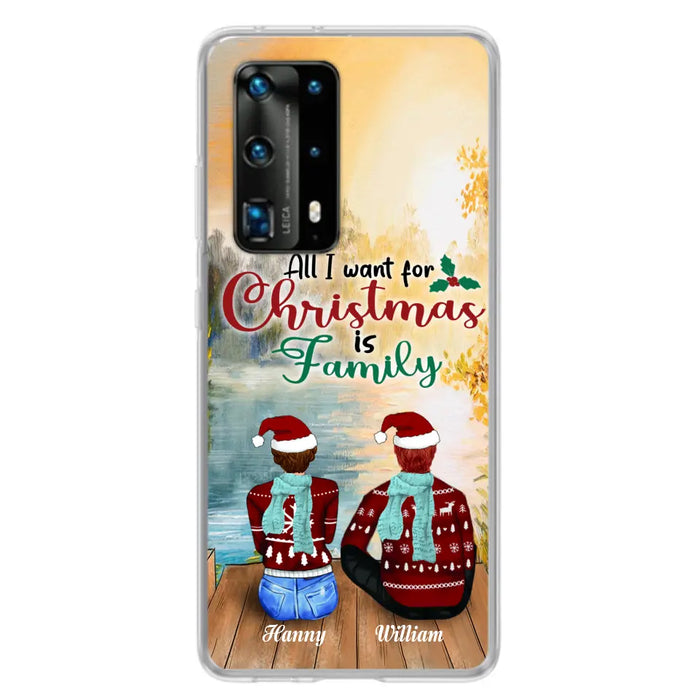 Personalized Family Phone Case - Couple/Parents With Up to 3 Kids, 3 Pets - Gift For Family - Case For Xiaomi, Oppo And Huawei