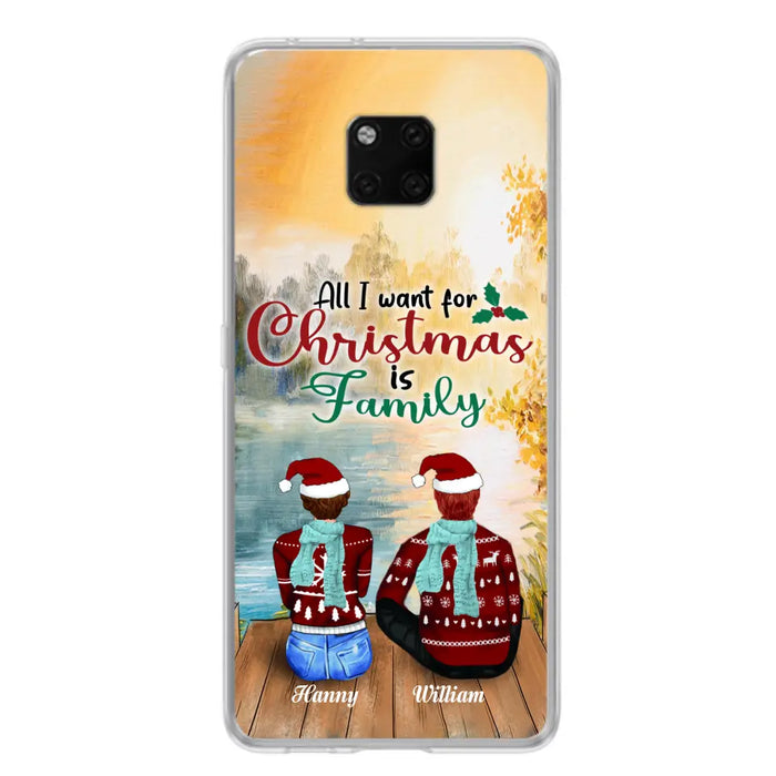 Personalized Family Phone Case - Couple/Parents With Up to 3 Kids, 3 Pets - Gift For Family - Case For Xiaomi, Oppo And Huawei