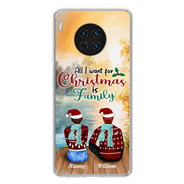 Personalized Family Phone Case - Couple/Parents With Up to 3 Kids, 3 Pets - Gift For Family - Case For Xiaomi, Oppo And Huawei