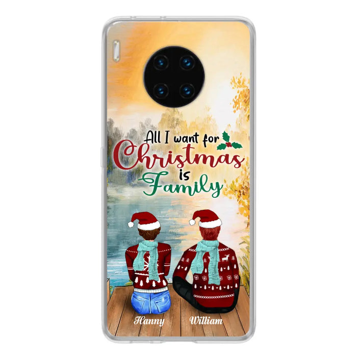 Personalized Family Phone Case - Couple/Parents With Up to 3 Kids, 3 Pets - Gift For Family - Case For Xiaomi, Oppo And Huawei