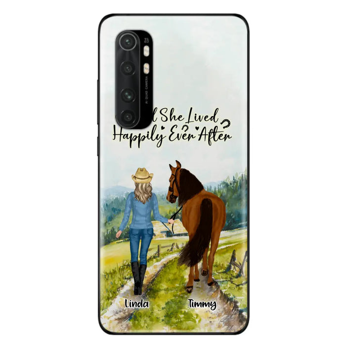 Personalized Horse Girl Phone Case - Up to 4 Horses - Best Gift For Horse Lover - Just A Girl Who Loves Horses - Case For Xiaomi, Huawei & Oppo