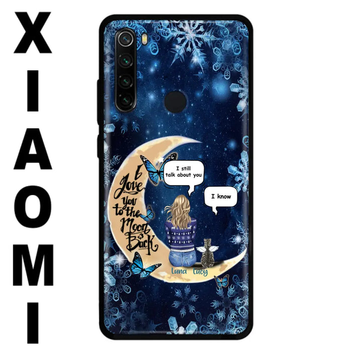 Personalized Pet Mom Conversation Phone Case - Woman With Up to 4 Pets - Gift For Dog/Cat Lover - Case For Xiaomi, Oppo And Huawei