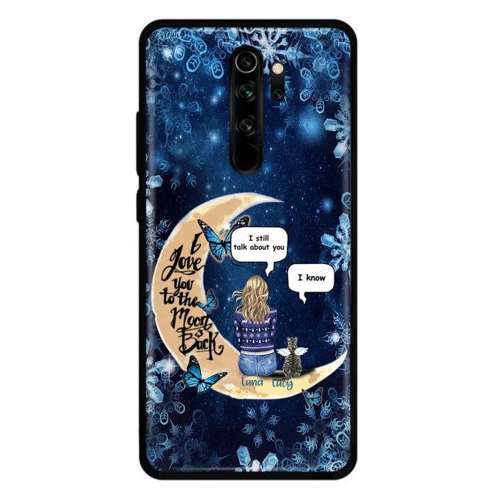 Personalized Pet Mom Conversation Phone Case - Woman With Up to 4 Pets - Gift For Dog/Cat Lover - Case For Xiaomi, Oppo And Huawei