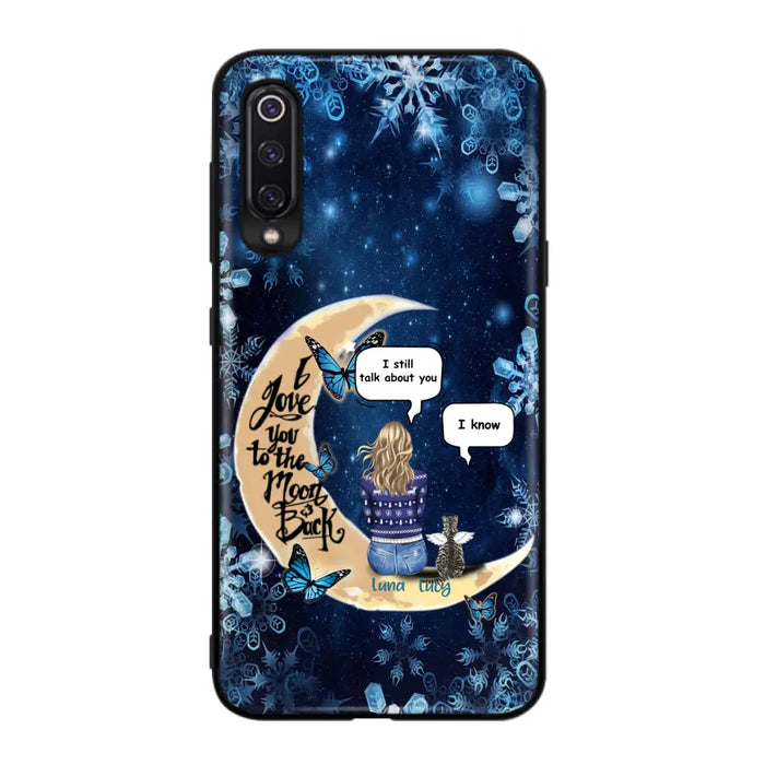 Personalized Pet Mom Conversation Phone Case - Woman With Up to 4 Pets - Gift For Dog/Cat Lover - Case For Xiaomi, Oppo And Huawei