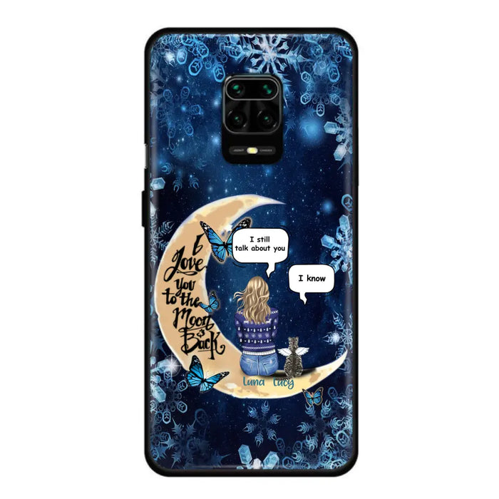 Personalized Pet Mom Conversation Phone Case - Woman With Up to 4 Pets - Gift For Dog/Cat Lover - Case For Xiaomi, Oppo And Huawei