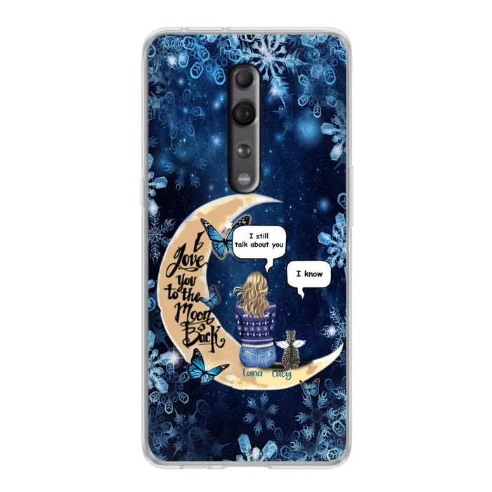 Personalized Pet Mom Conversation Phone Case - Woman With Up to 4 Pets - Gift For Dog/Cat Lover - Case For Xiaomi, Oppo And Huawei