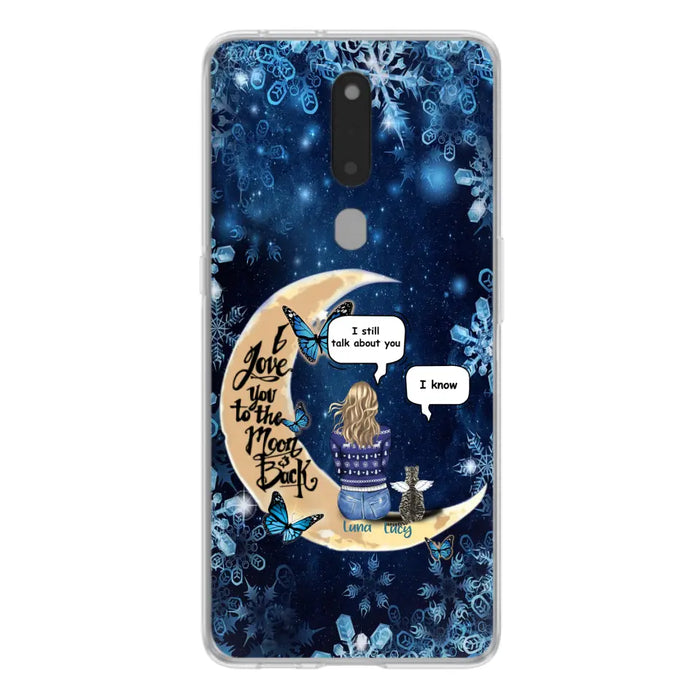 Personalized Pet Mom Conversation Phone Case - Woman With Up to 4 Pets - Gift For Dog/Cat Lover - Case For Xiaomi, Oppo And Huawei