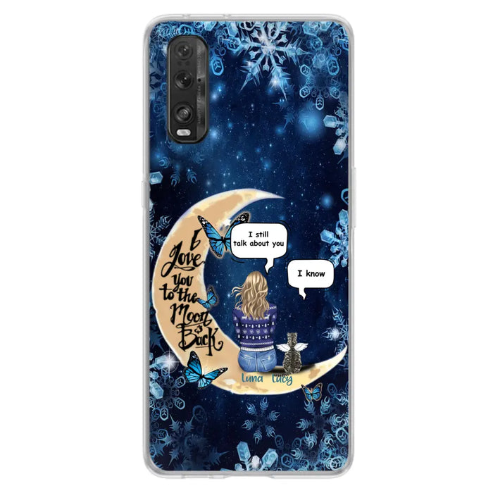 Personalized Pet Mom Conversation Phone Case - Woman With Up to 4 Pets - Gift For Dog/Cat Lover - Case For Xiaomi, Oppo And Huawei