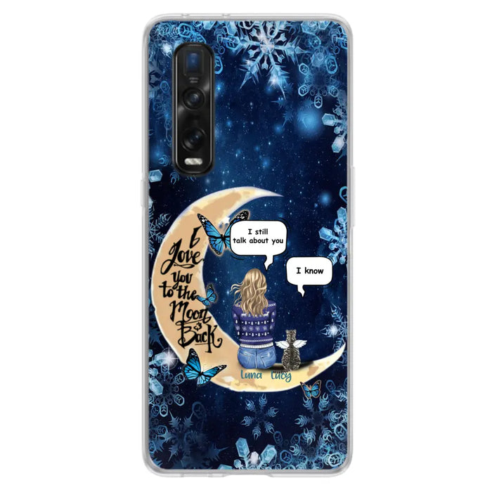 Personalized Pet Mom Conversation Phone Case - Woman With Up to 4 Pets - Gift For Dog/Cat Lover - Case For Xiaomi, Oppo And Huawei