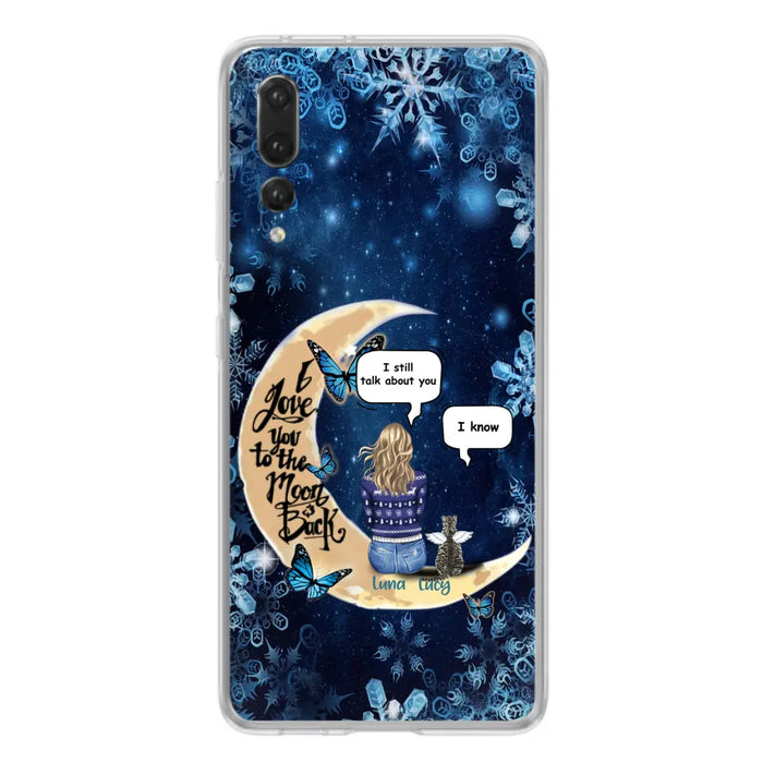 Personalized Pet Mom Conversation Phone Case - Woman With Up to 4 Pets - Gift For Dog/Cat Lover - Case For Xiaomi, Oppo And Huawei