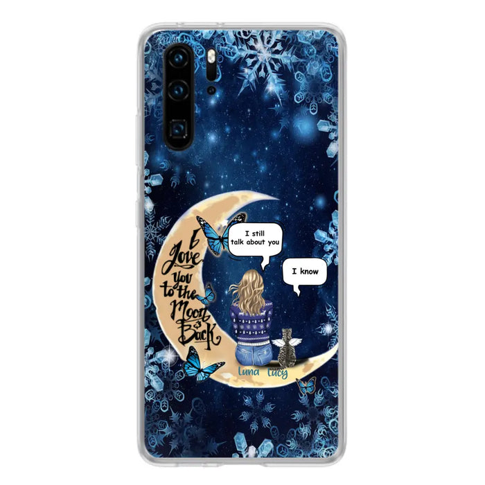 Personalized Pet Mom Conversation Phone Case - Woman With Up to 4 Pets - Gift For Dog/Cat Lover - Case For Xiaomi, Oppo And Huawei