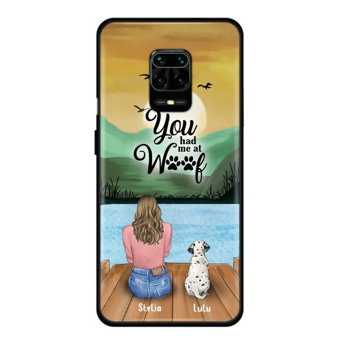 Personalized Dog Mom Phone Case - Gifts For Dog Lover With Up to 4 Dogs - You Had Me At Woof - The New Version for iPhone 16 Series