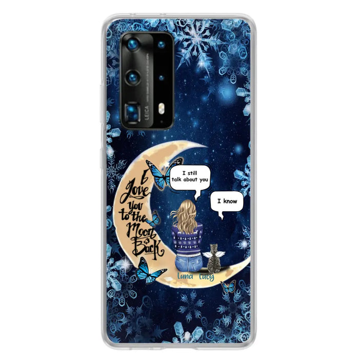 Personalized Pet Mom Conversation Phone Case - Woman With Up to 4 Pets - Gift For Dog/Cat Lover - Case For Xiaomi, Oppo And Huawei