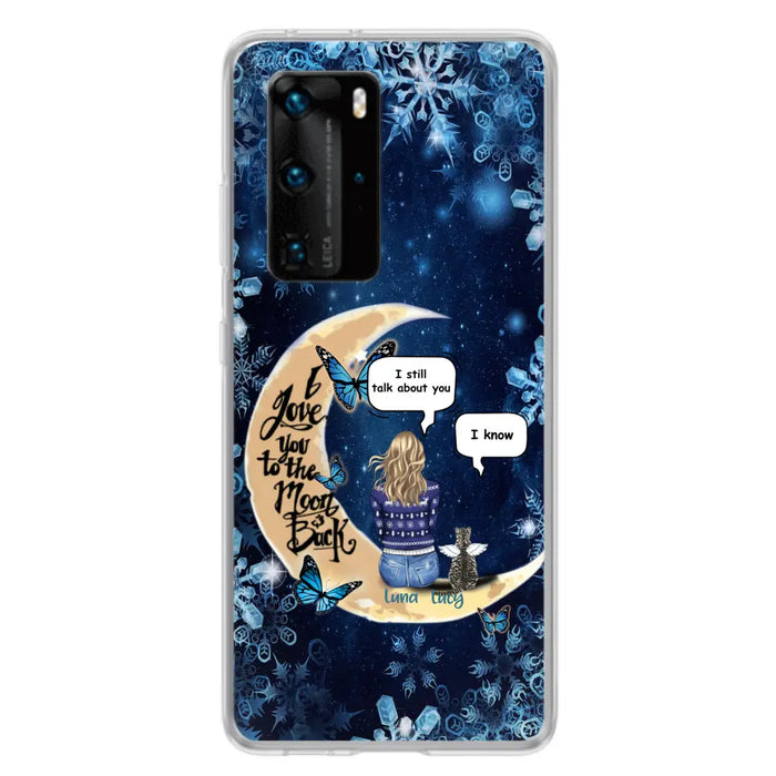 Personalized Pet Mom Conversation Phone Case - Woman With Up to 4 Pets - Gift For Dog/Cat Lover - Case For Xiaomi, Oppo And Huawei