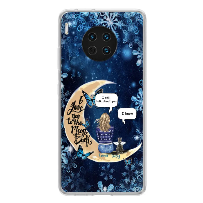 Personalized Pet Mom Conversation Phone Case - Woman With Up to 4 Pets - Gift For Dog/Cat Lover - Case For Xiaomi, Oppo And Huawei