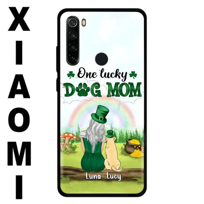 Personalized Dog Mom Phone Case - Up to 4 Dogs - St. Patrick's Day Gift Idea For Dog Lover - Case For Xiaomi/Huawei/Oppo