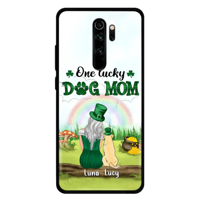 Personalized Dog Mom Phone Case - Up to 4 Dogs - St. Patrick's Day Gift Idea For Dog Lover - Case For Xiaomi/Huawei/Oppo