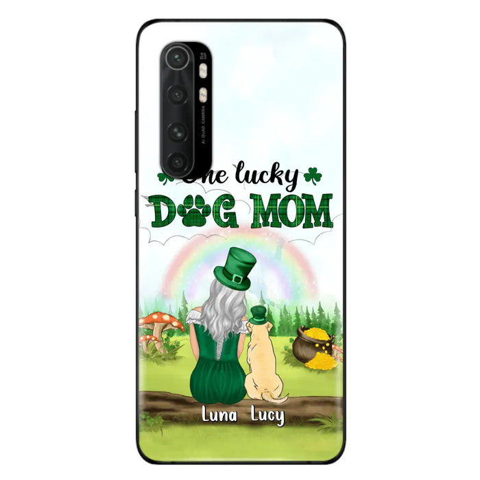 Personalized Dog Mom Phone Case - Up to 4 Dogs - St. Patrick's Day Gift Idea For Dog Lover - Case For Xiaomi/Huawei/Oppo