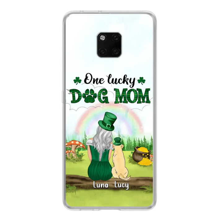 Personalized Dog Mom Phone Case - Up to 4 Dogs - St. Patrick's Day Gift Idea For Dog Lover - Case For Xiaomi/Huawei/Oppo