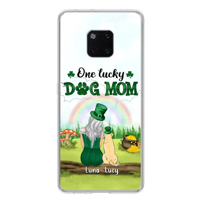 Personalized Dog Mom Phone Case - Up to 4 Dogs - St. Patrick's Day Gift Idea For Dog Lover - Case For Xiaomi/Huawei/Oppo