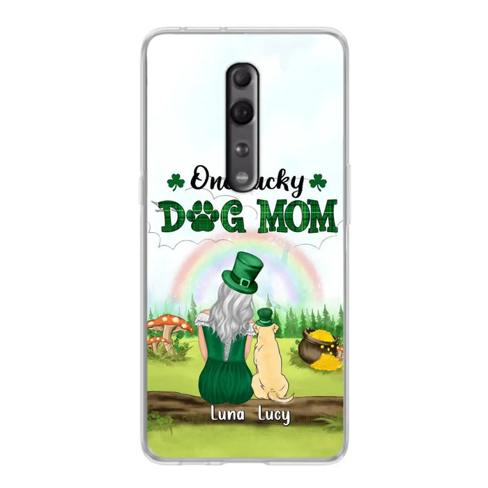 Personalized Dog Mom Phone Case - Up to 4 Dogs - St. Patrick's Day Gift Idea For Dog Lover - Case For Xiaomi/Huawei/Oppo