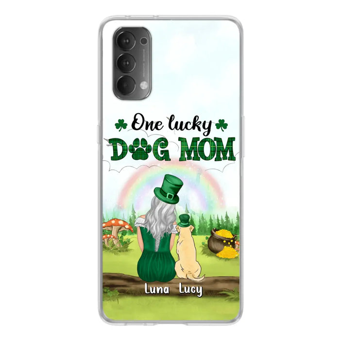 Personalized Dog Mom Phone Case - Up to 4 Dogs - St. Patrick's Day Gift Idea For Dog Lover - Case For Xiaomi/Huawei/Oppo
