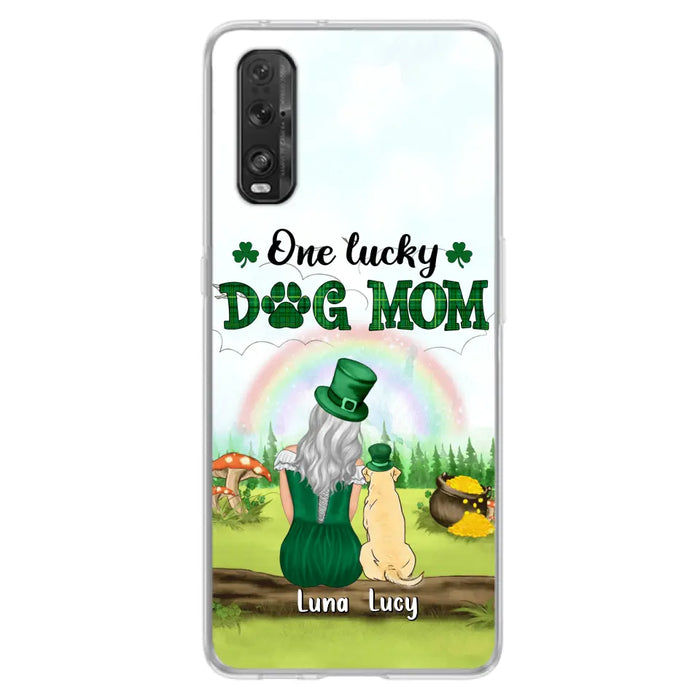Personalized Dog Mom Phone Case - Up to 4 Dogs - St. Patrick's Day Gift Idea For Dog Lover - Case For Xiaomi/Huawei/Oppo