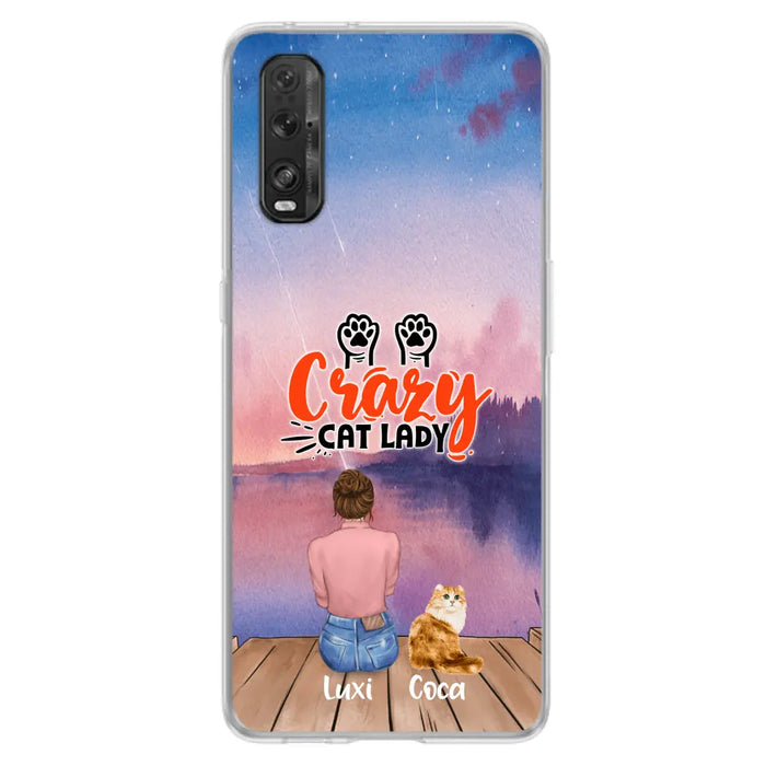 Personalized Cat Mom Phone Case - Up to 5 Cats - Gift Idea For Cat Lover - Best Cat Mom Ever - Case For Xiaomi, Oppo And Huawei