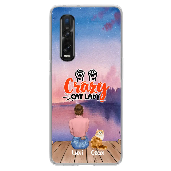 Personalized Cat Mom Phone Case - Up to 5 Cats - Gift Idea For Cat Lover - Best Cat Mom Ever - Case For Xiaomi, Oppo And Huawei