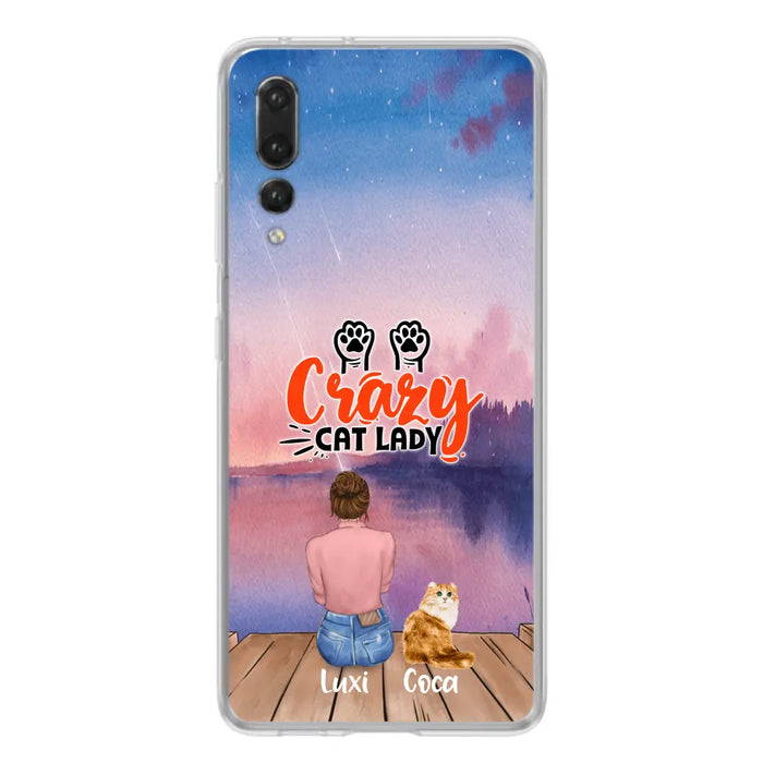 Personalized Cat Mom Phone Case - Up to 5 Cats - Gift Idea For Cat Lover - Best Cat Mom Ever - Case For Xiaomi, Oppo And Huawei