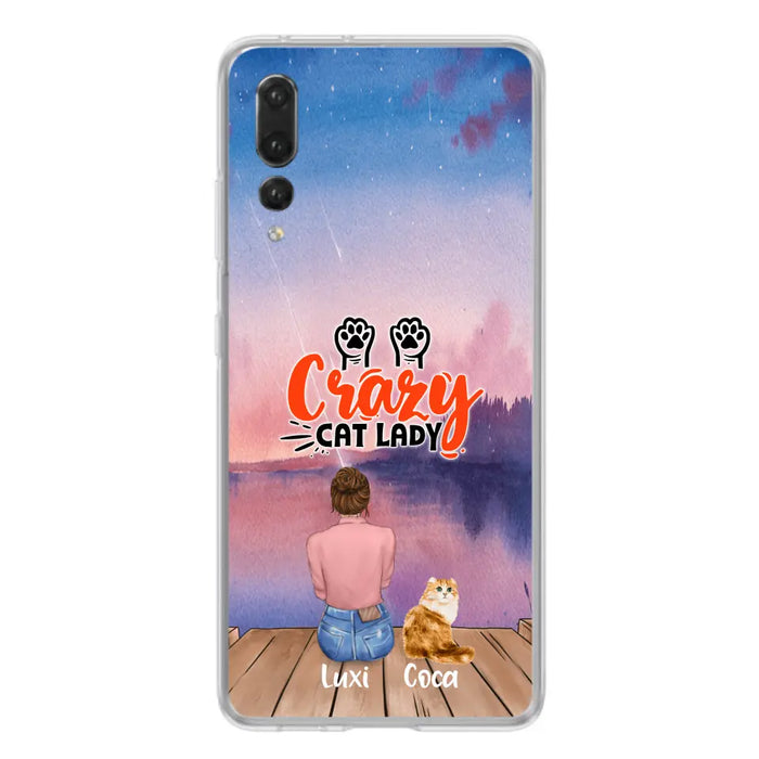 Personalized Cat Mom Phone Case - Up to 5 Cats - Gift Idea For Cat Lover - Best Cat Mom Ever - Case For Xiaomi, Oppo And Huawei