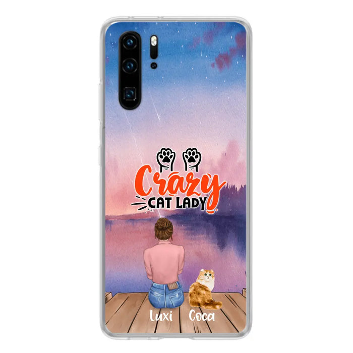 Personalized Cat Mom Phone Case - Up to 5 Cats - Gift Idea For Cat Lover - Best Cat Mom Ever - Case For Xiaomi, Oppo And Huawei