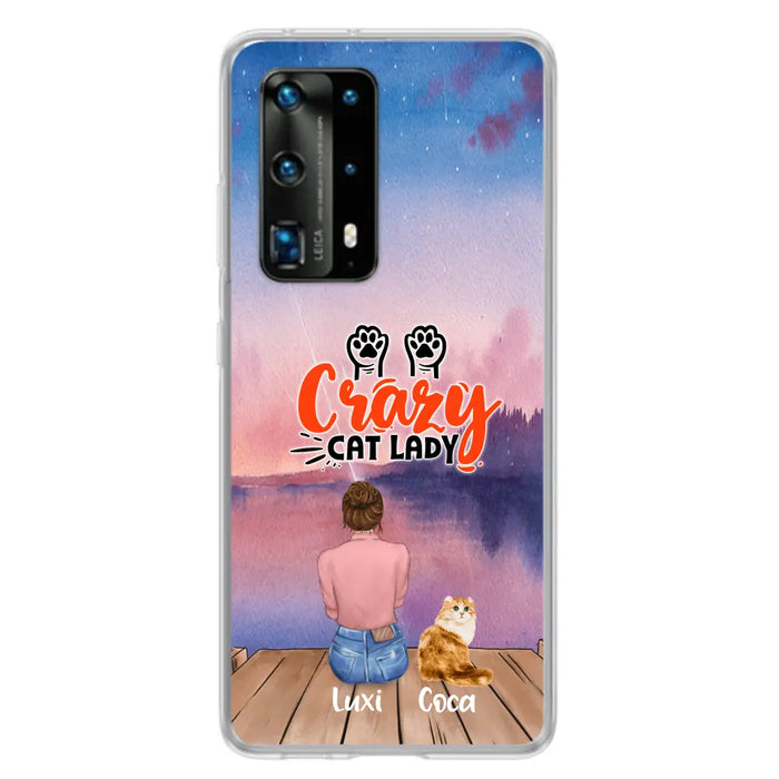 Personalized Cat Mom Phone Case - Up to 5 Cats - Gift Idea For Cat Lover - Best Cat Mom Ever - Case For Xiaomi, Oppo And Huawei