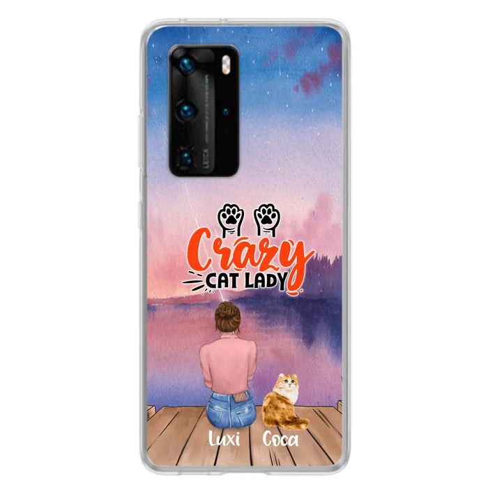 Personalized Cat Mom Phone Case - Up to 5 Cats - Gift Idea For Cat Lover - Best Cat Mom Ever - Case For Xiaomi, Oppo And Huawei