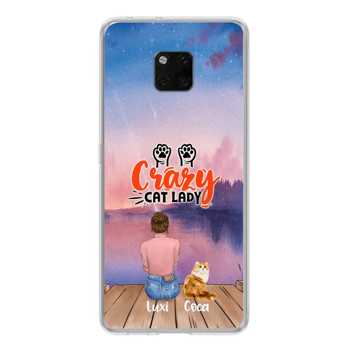Personalized Cat Mom Phone Case - Up to 5 Cats - Gift Idea For Cat Lover - Best Cat Mom Ever - Case For Xiaomi, Oppo And Huawei